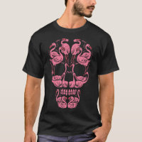 Pink Flamingo Skull Breast Cancer Awareness Hallow