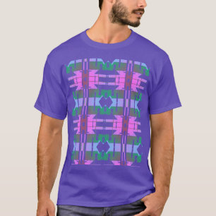 T-shirt Pink Green Lavender Tribal Art Design de petits ca