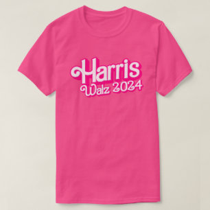 T-shirt Pink Harris Walz 2024