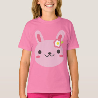 T-shirt Pink Kawaii Bunny