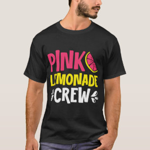 T-shirt Pink Lemonade Crew Lemon Juice Boss