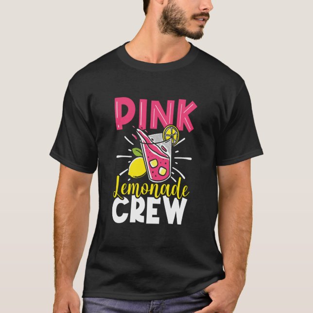 T-shirt Pink Lemonade Crew Lemon Juice Boss  1 (Devant)
