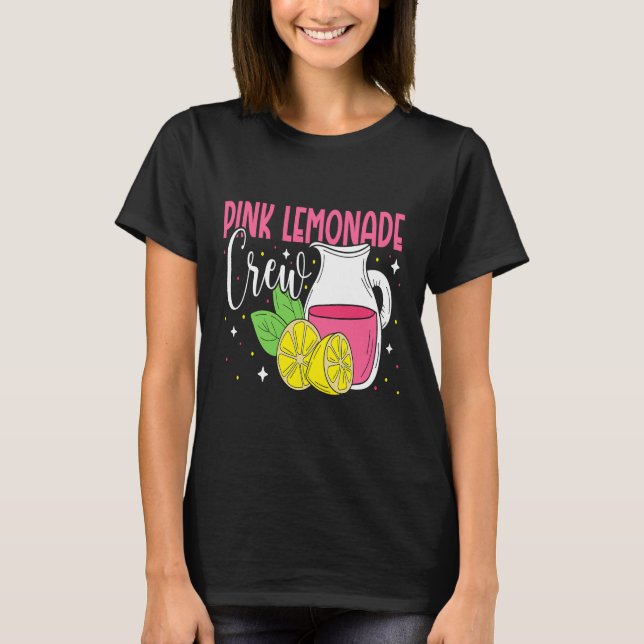 T-shirt Pink Lemonade Crew Lemon Juice Boss 11 (Devant)