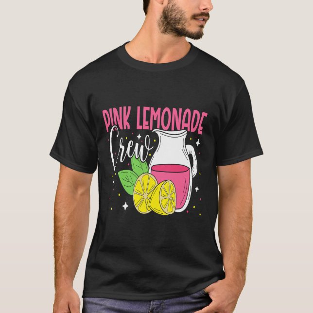 T-shirt Pink Lemonade Crew Lemon Juice Boss 11 (Devant)