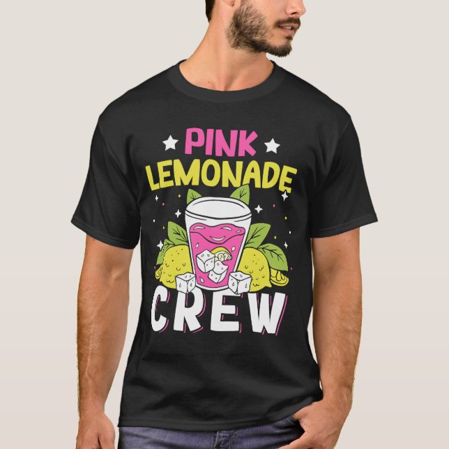 T-shirt Pink Lemonade Crew Lemon Juice Boss 18 (Devant)