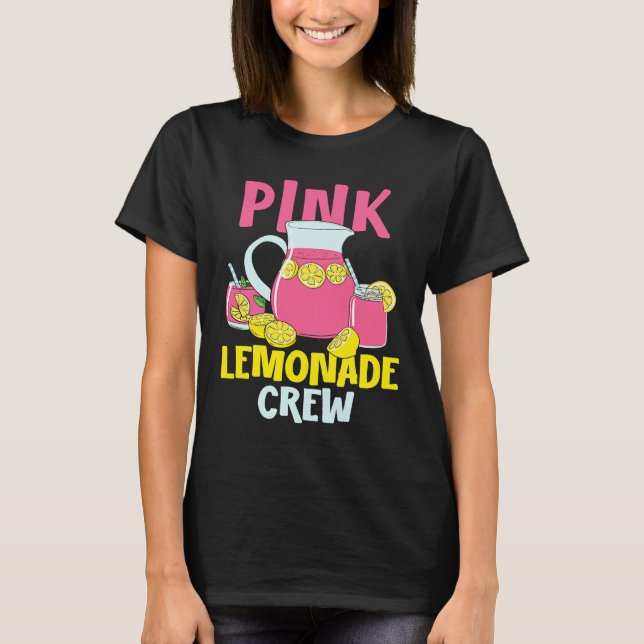 T-shirt Pink Lemonade Crew Lemon Juice Boss 2 (Devant)