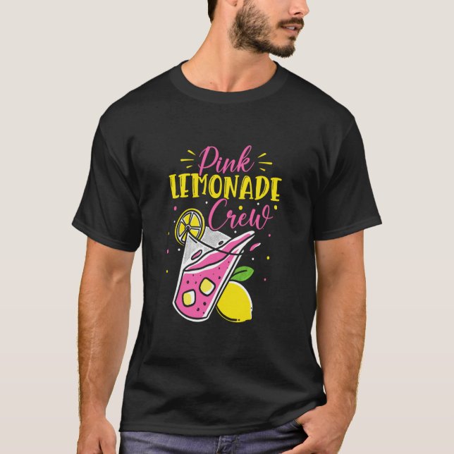 T-shirt Pink Lemonade Crew Lemon Juice Boss 5 (Devant)