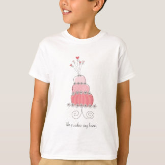 T-shirt Pink Mariage Cake Fun Personnalisé Votre Propre T-