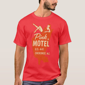 T-shirt Pink Motel Fairy - Cherokee, NC Retro les années 5