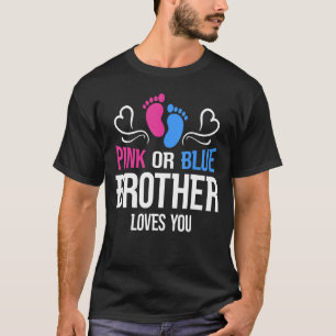 T-shirt Pink or Blue Brother Vous Aime Sexe Révéler