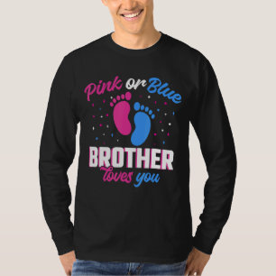 T-shirt Pink or Blue Brother Vous Aime Sexe Révéler 1