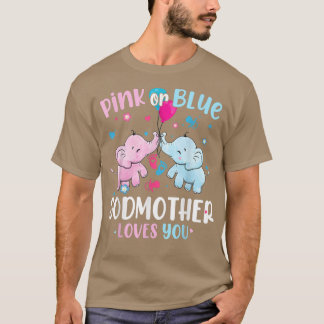 T-shirt Pink or Blue Godmère vous aime Genre Révéler Ele