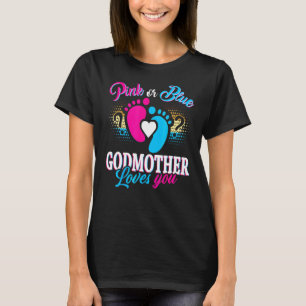 T-shirt Pink or Blue Godmère Vous Aime La Révélation De Se
