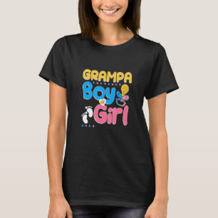 T-shirt Pink or Blue Grampa Loves You Best Grandpa Ever Gr