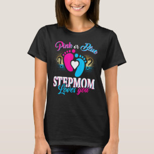 T-shirt Pink or Blue Stepmere Vous Aime Tee Genre Révéler 
