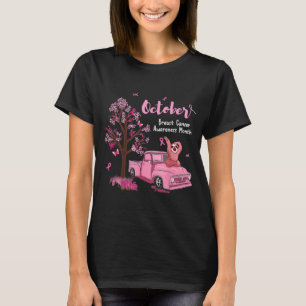 T-shirt Pink Ribbon Camion Citrouille Sloth Cancer du sein