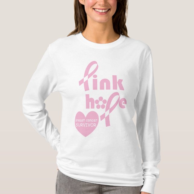 T-shirt Pink Ribbon Sensibilisation au cancer du sein (Devant)
