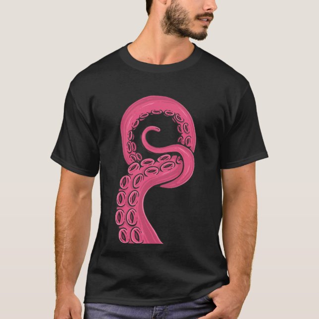 T-shirt Pink Tentacle (Devant)