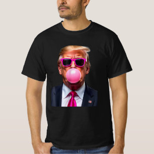 T-shirt Pink Trump 2024 Bubble Gum Daddy's Home