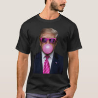 Pink Trump Bubble Gum Gift 2024 Vote Président Fun