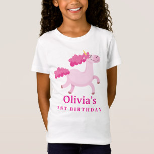 T-Shirt Pink Unicorn Mady mignon fête d'anniversaire