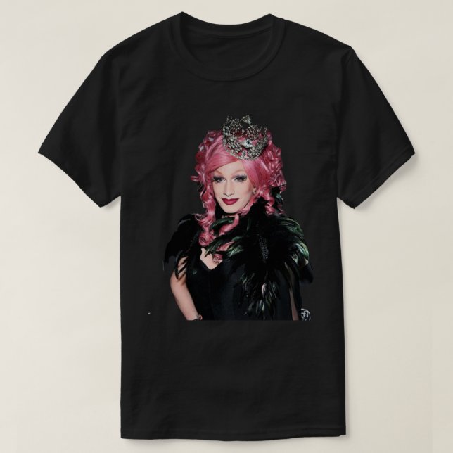 T-shirt Pink Wig Jinkx Monsoon   (Design devant)