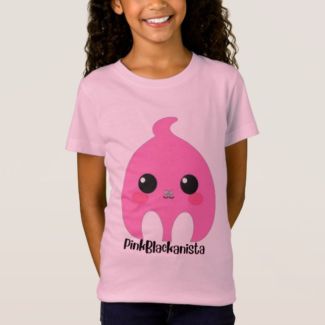 T-Shirt pinkblackanista blob mignon (Devant)