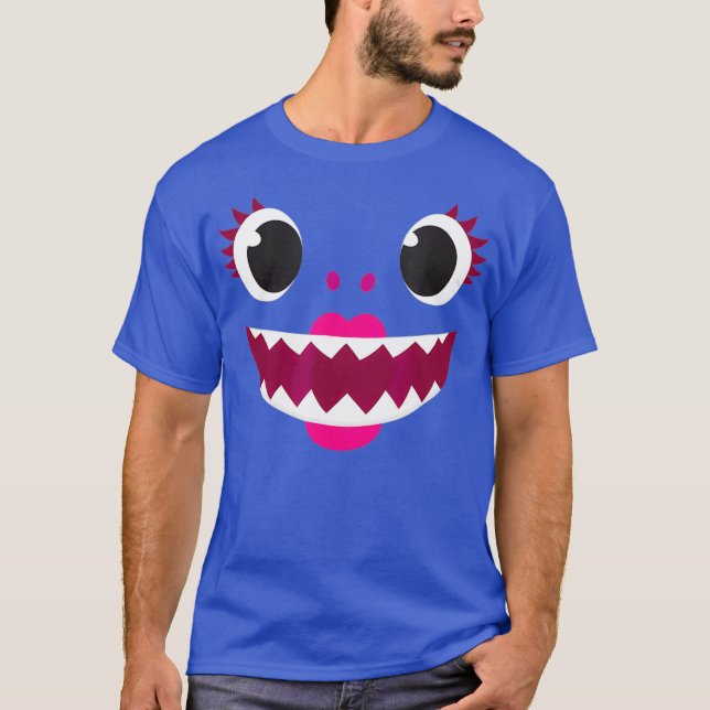 T-shirt Pinkfong bébé requin maman requin (Devant)