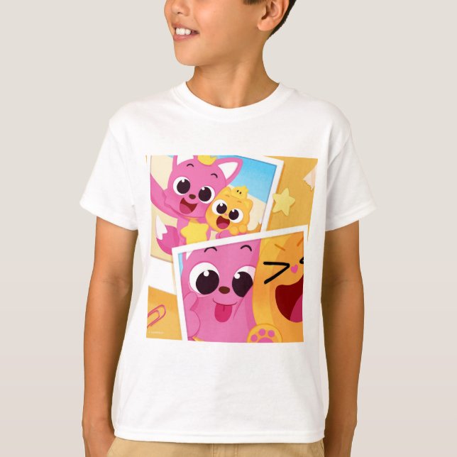 T-shirt Pinkfong Kids ! Chemise de caractère (Devant)