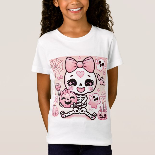 T-Shirt 👻 💀 Pinkoween Est Juste Devenu Plus Génial ! 💀  (Devant)