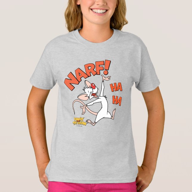 T-shirt Pinky et le cerveau | Pinky "Narf !" (Devant)