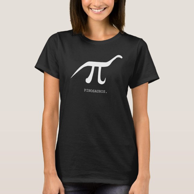 T-shirt Pinosaur Pi + dinosaure Math 6 (Devant)