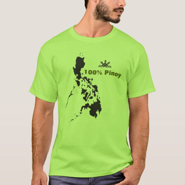 T-shirt Pinoy 100% (Devant)