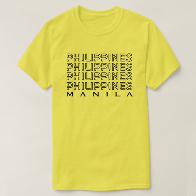 T-shirt Pinoy Designs "Philippines Motif" (Design devant)