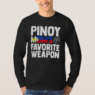T-shirt Pinoy Moms arme préférée Drapeau philippin Pinay N
