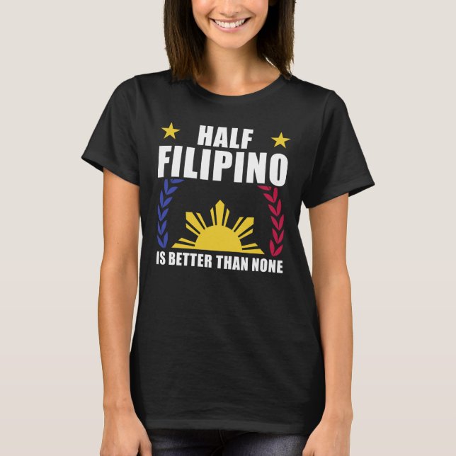 T-shirt Pinoy Pinay, Philippines Philippine Américaine (Devant)