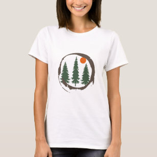 T-shirt Pins dans la forêt