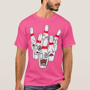 T-shirt Pins De Bowling Drôle Cute Bowler Pour