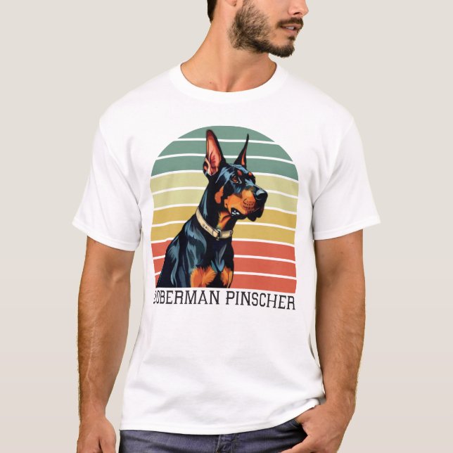 T-shirt Pinscher Doberman (Devant)