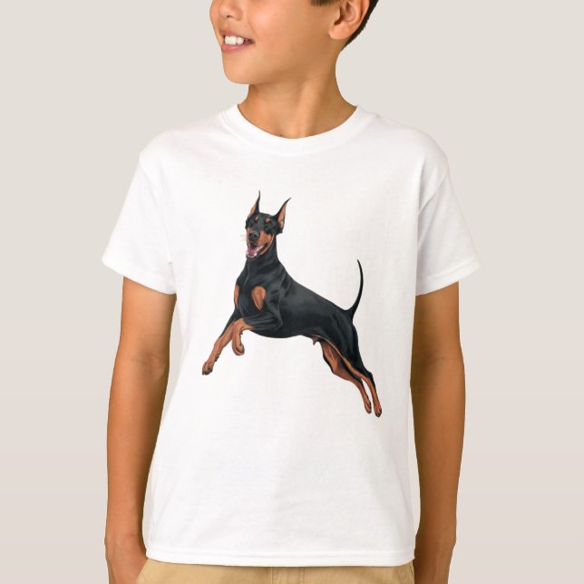 T-shirt Pinscher Doberman (Devant)
