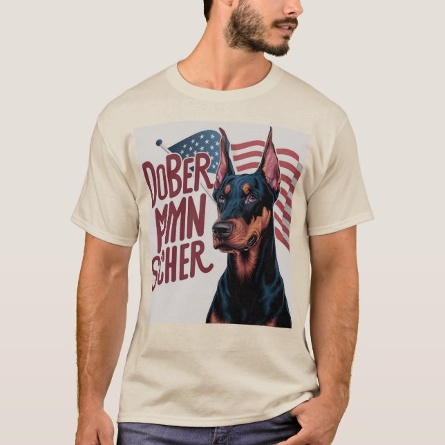 T-shirt Pinscher Doberman (Devant)