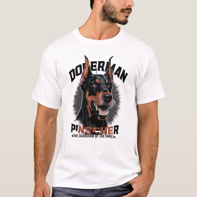 T-shirt Pinscher Dobermann (Devant)