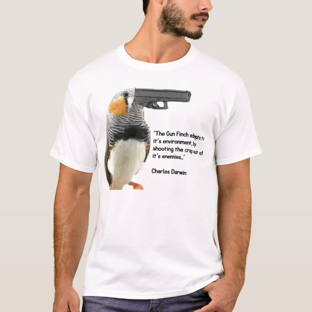 T-shirt Pinson d'arme à feu (Devant)