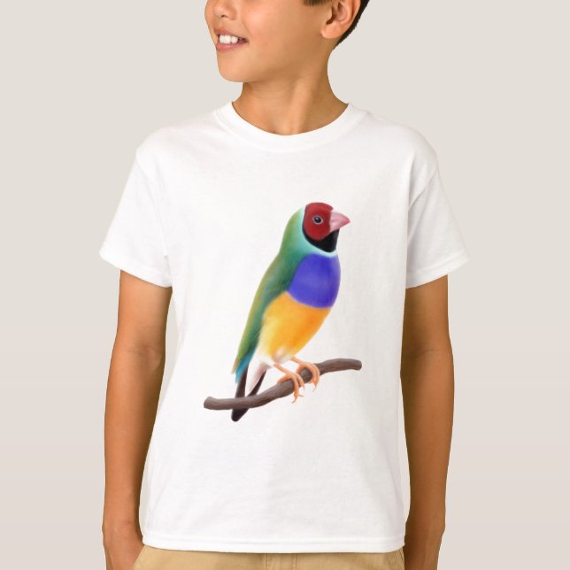 T-shirt Pinson de Gouldian (Devant)