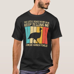 T-shirt Pintade Pour Hommes Femmes Poulet Pintade Volaille