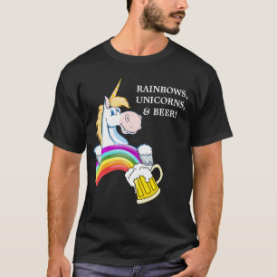 T-shirt Pinte d'or à l'extrémité de l'arc-en-ciel (plus