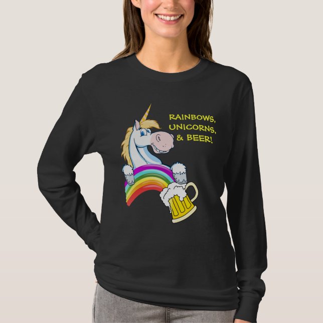 T-shirt Pinte d'or à l'extrémité de l'arc-en-ciel (plus la (Devant)