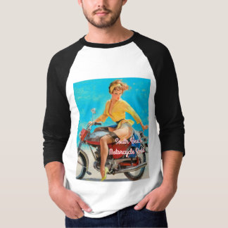 T-shirt Pinup Motorcycle