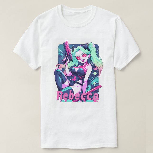 T-shirt Pinup Rebecca 124 (Design devant)