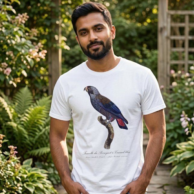 T-shirt Pione fuscus ou Pionus fuscus (Dusky Parrot or Dusky Pionus, Pionus fuscus. Men Basic White T-Shirt)